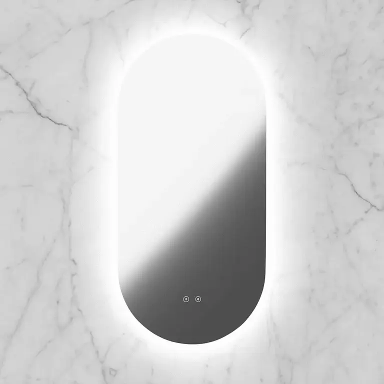 PROTL006 The Pill Oval Frameless LED Mirror