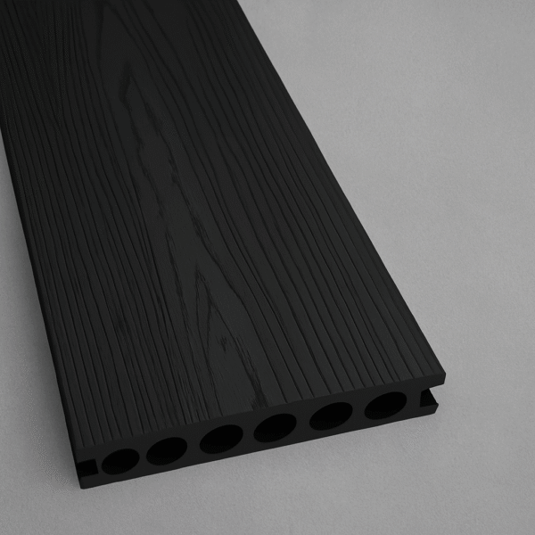 PROD003 3D Embossed Premium Composite Decking 5.4m Charcoal