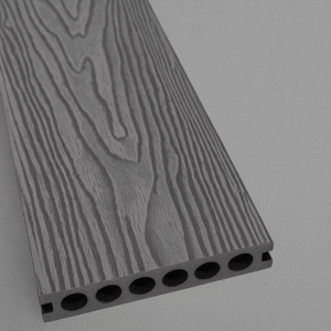 PROD004 3D Embossed Premium Composite Decking 5.4 m Light Grey