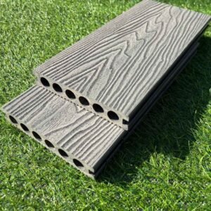 PROD004 3D Embossed Premium Composite Decking 5.4 m Light Grey