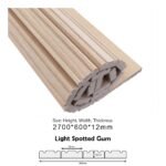PROT063 MDF Cladding (light Spotted Gum) 600 x 12x 2700